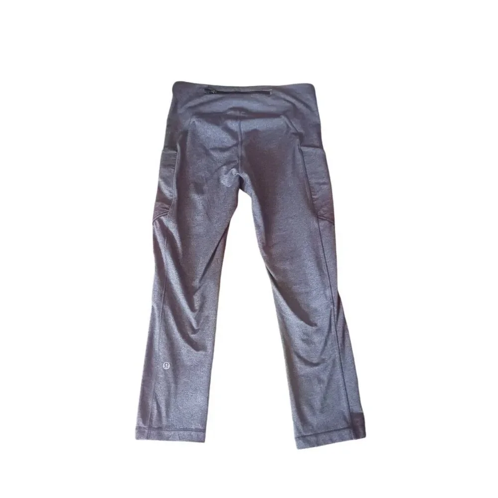 Lululemon speed up cropped grey size 6